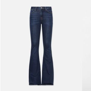 Frame Le High Flare dark Denim jeans